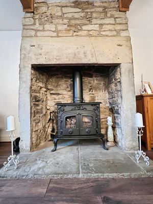 Fireplace- click for photo gallery